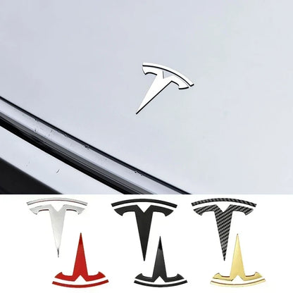 Tesla Model 3 Mode Y Pegatina con el logotipo del capó delantero y trasero